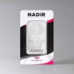شمش 50 گرمی نقره برند نادیر کد 05